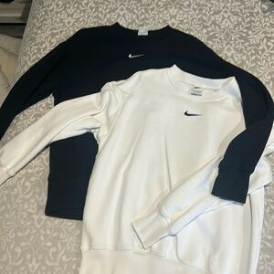 Lot of 2 Nike crew neck sweatshirts - price is for both, selling together